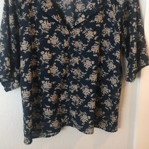 Fun2fun XS Floral Blouse